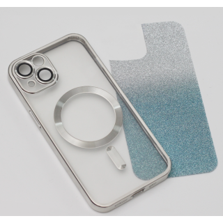 Mocco Glitter Chrome MagSafe Case for Apple iPhone 12 (MC-GC-IPH-12-SL)