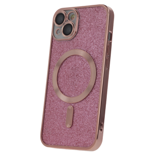 Mocco Glitter Chrome MagSafe Case for Apple iPhone 13 (MC-GC-IPH-13-PN)