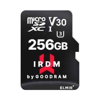Goodram IRDM MicroSDXC 256GB Memory Card + Adapter (IR-M2AA-2560R12)