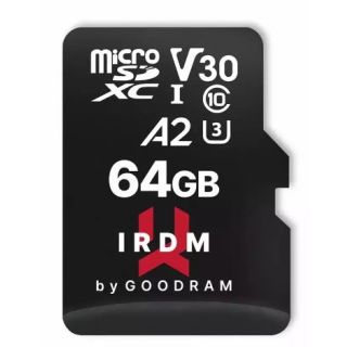 Goodram 64GB IRDM MicroSDXC Memory card + Adapter (IR-M2AA-0640R12)