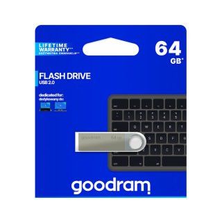 Goodram 64GB UUN2 USB 2.0 Flash Memory (UUN2-0640S0R11)