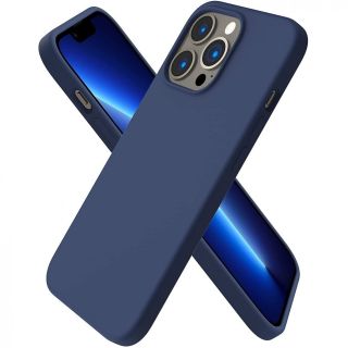Mocco Ultra Slim Soft Matte 0.3 mm Silicone Case for Apple iPhone 14 Pro Dark Blue (MO-SO-MAG-IP14PR-BL)