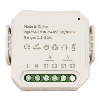 Tuya Wi-Fi Smart 2-Pole Energy Meter 80A (HS084097)