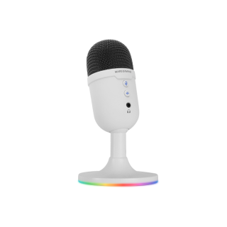 Mars Gaming MMICCXW High Definition ENC Desktop Cardioid Microphone USB / ARGB (MMICCXW)