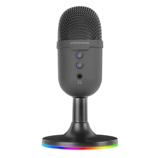 Mars Gaming MMICCX High Definition ENC Desktop Cardioid Microphone USB / ARGB (None)