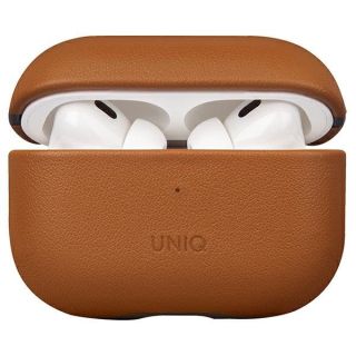 UNIQ Terra Genuine Leather Case for Apple AirPods Pro 2 gen. (UNIQ-AIRPODSPRO2-TERTBWN)