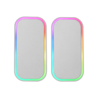 Mars Gaming MSOMW USB DSP Stereo PC Speakers 20W / RGB / Bluetooth 5.3 (MSOMW)