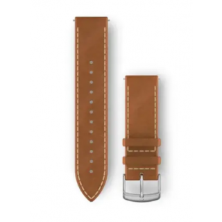 Garett 20mm Luxurious Leather Watch Strap (PAS_GLD_BLK_LTH_20MM)