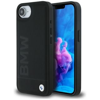 BMW Leather Hot Stamp Case for Apple iPhone 16e (BMHCPSE4SLLBK)
