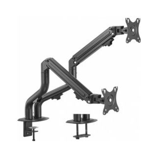 Gembird MA-DA2-02 Adjustable Desk 2-display Mounting Arm 17”-32” (MA-DA2-02)