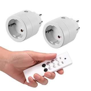 Electraline 48506 Remote Kontrol Kit (2x Radio Socket+ 1x Remote Control) (ITR-48506)