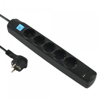 Electraline 62167 Multisockets 5p USB + USB-C Max.17W 1.5m (ITR-62167)