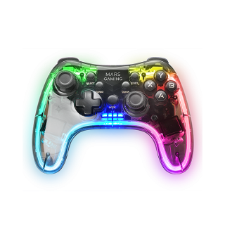 Mars Gaming MGP-24 Wireless game controller RGB / USB 2.4GHz / USB-C / X-input & D-input (MGP24)