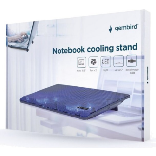 Gembird NBS-2F15-05 Notebook Cooling Stand 15.6" (NBS-2F15-05)