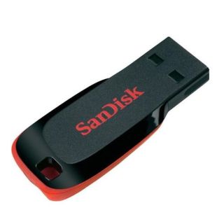 SanDisk Pendrive 64GB USB 2.0 Cruzer Blade Flash Memory (SDCZ50-064G-B35)