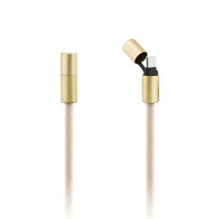 Guess GUCCUCNY4GDE Crossbody Strap 4G Charm with Charging cable USB-C / USB-C (GUCCUCNY4GDE)