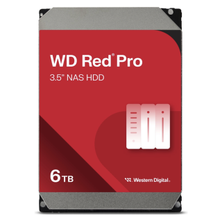 Western Digital RED Pro Hard Drive HDD / 6TB / 3.5"/ 7200 RPM / 256 MB / 220 Mib/s (WD6005FFBX)