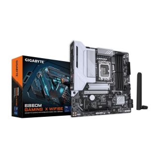 Gigabyte B860M Gaming X WIFI6E Motherboard mATX / LGA1851 / Intel B860 / 4x DDR5 / 2.5 GbE / Wi-Fi 6E (B8600GAMINGXWIFI6E)