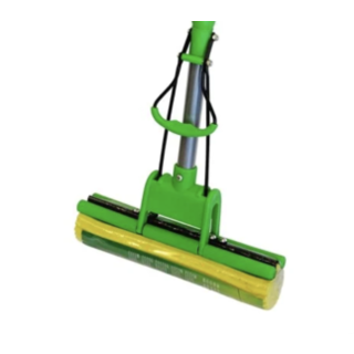 Sauber 24801022 Pressure brush with telescopic handle / Green (24801022)