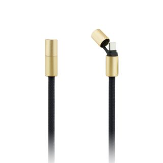 Guess GUCCUCNY4GDK Crossbody Strap 4G Charm with Charging cable USB-C / USB-C (GUCCUCNY4GDK)