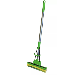 Sauber 24801022 Pressure brush with telescopic handle / Green (24801022)
