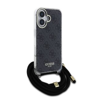 Guess IML 4G Printed Crossbody Strap Case for Apple iPhone 16 (GUHCP16SHC4SEK)
