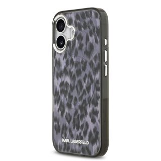 Karl Lagerfeld IML Leopard MagSafe Case for Apple iPhone 17 (KLHMP17SHDLEOICK)