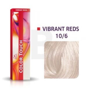 Wella Professionals Color Touch Vibrant Reds 10/6 Professional Hair Color 60 ml (4015600045012)