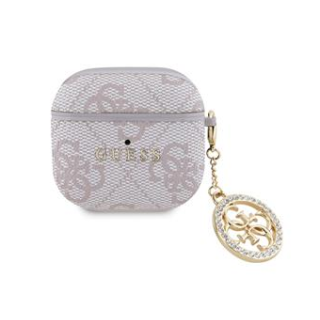 Guess 4G Script PC/PU Charm Case for Apple AirPods 4 (GUA4P4E4CDP)