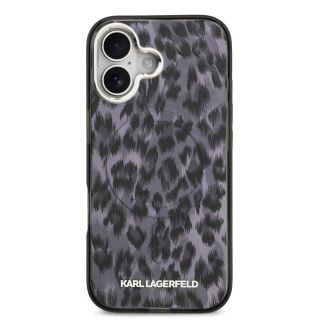 Karl Lagerfeld IML Leopard MagSafe Case for Apple iPhone 17 (KLHMP17SHDLEOICK)