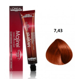 L’Oréal Professionnel Majirel 7.43 Professional Hair Color 50 ml (3474634002117)