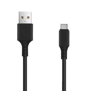 Setty Cable USB-A - USB-C / 1m / 2A / black (GSM100634)