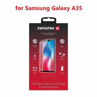 Swissten Full Face Tempered Glass Samsung Galaxy A35 5G (54501848)