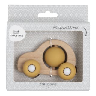 Baby's Only BO-860.853.017.50 Wooden toy car Yellow 6m+ (BO-860.853.017.50)