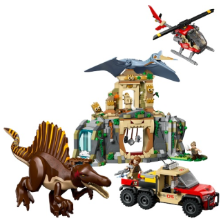 LEGO 76976 Jurassic World Spinosaurus & Quetzalcoatlus Air Mission Construction (76976)