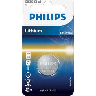 Philips CR2032 Lithium Battery 3V (CR2032/01B)