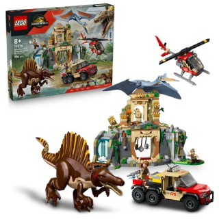LEGO 76976 Jurassic World Spinosaurus & Quetzalcoatlus Air Mission Construction (76976)