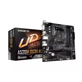 Gigabyte A520M DS3H AC Motherboards AC / A520 / AM4 / Micro ATX (A520M DS3H AC)