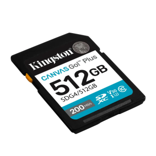 Kingston Canvas Go Plus Gen4 SDXC Memory Card 512GB (SDG4/512GB)