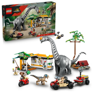 LEGO 76973 Jurassic World Raptor & Titanosaurus Tracking Mission Construction (76973)