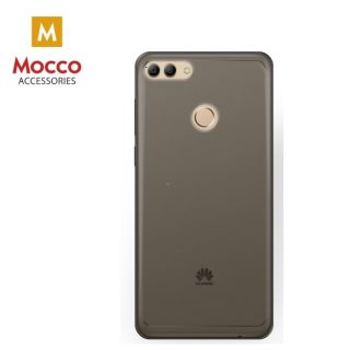 Mocco Ultra Back Case 0.3 mm Silicone Case for Huawei Y9 (2018) Transparent-Black (MO-BC-HUAY9-2018-BK)