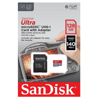 SanDisk Ultra SDXC UHS-I Memory card 128GB (SDSDUNR-128G-GN3IN)