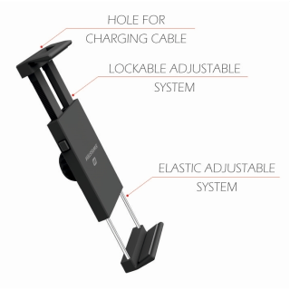 Swissten S-Grip T1-HK Universal Car Holder For Tablets / Phones / GPS (SW-CH-T1-HK-BK)