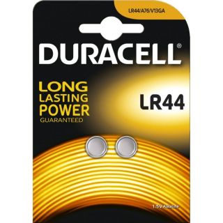 Duracell LR44 / A76 / V13GA / 76A / AG13 / 1.5V Alkaline Tablet Battery (LR44/76A)