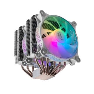 Mars Gaming MCPU-XT CPU Cooler Dual Tower Cooling 300W 2x120mm ARGB (MCPUXTW)