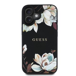 Guess PU Grained Magnolia MagSafe Case for Apple iPhone 16 (GUHMP16SPGNMPLMK)