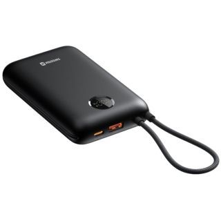 Swissten Voltbox 35W Power Bank 30000 mAh with Built-In Cables USB-C and Lightning (22013938)