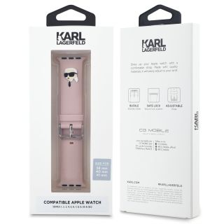 Karl Lagerfeld Karl Head NFT Watch Strap for Apple Watch 38/40/41 (KLAWMSLKNP)