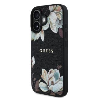 Guess PU Grained Magnolia MagSafe Case for Apple iPhone 16 (GUHMP16SPGNMPLMK)