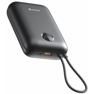 Swissten Voltbox 35W Power Bank 20000 mAh with Built-In Cables USB-C and Lightning (22013937)